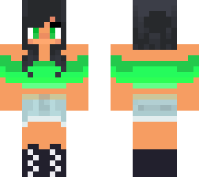 raft aphmau but green