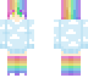 rain bow girl - credits to raynbowplayz