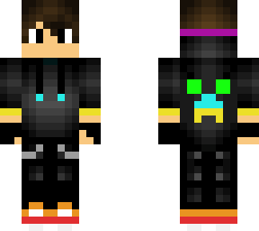 rainbow gamer with a creeper jacket