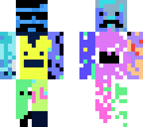 rainbow moustache ice spikes man