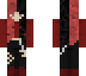 red and black egirl