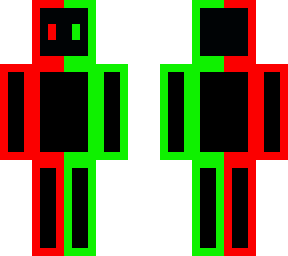 red and green