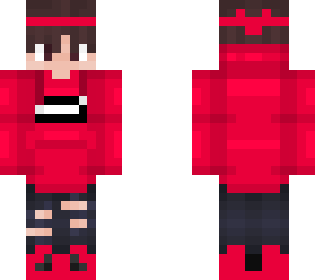 red hoddie sketch