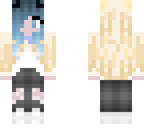 reversed colours girl