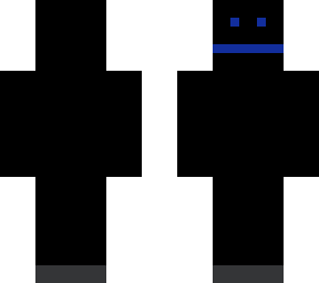 simple black blue skin