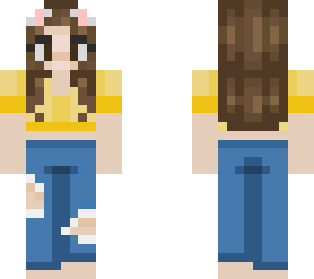spring skin with cat ears!