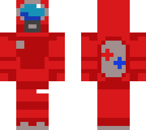 stylized crewmate(red)