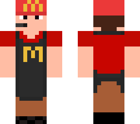 trabajador de mcdonald
