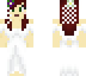 wedding dress red hair