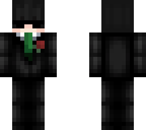 wedding suit (green tie)