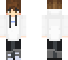 white hoodie boy