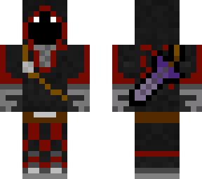 badbayhalo/bbh with a purple sword on his back.