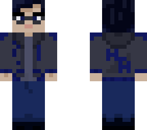 blazing blue oc (glasses)