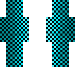 blend in blue checkered