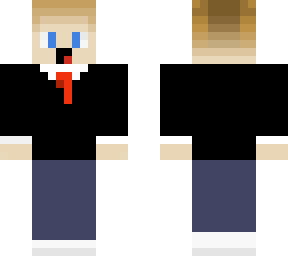 blond boy with tux.