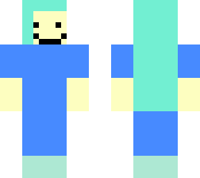 blue girl