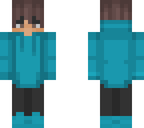 blue hoodie boy