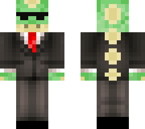 dinosaur in a suit