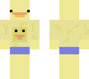 duck in a duck shirt