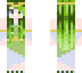 farore recoloring of nayru (original nayru by jamesgames1234)