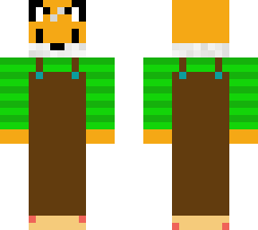 fox with a green shirt.