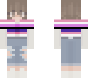 genderfluid colours girl/boy skin!