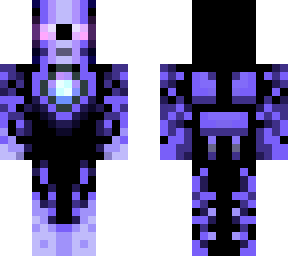 glowing skeleton