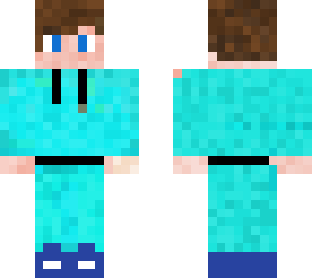 guy with cyan hoody