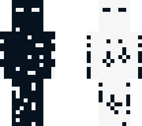 herobrine white and black
