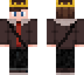 leather jacket and crown