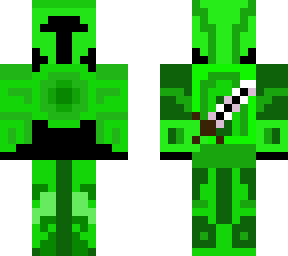 lime warior with enchanted sword