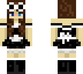 maid dress girl with clout goggles