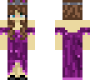 purple ballgown girl