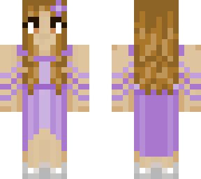 purple dress