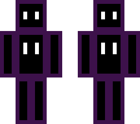 purple with eyes