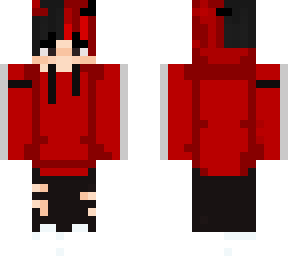 red emon boy with swim siut under
