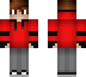 red hoodie