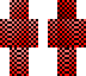 red shading