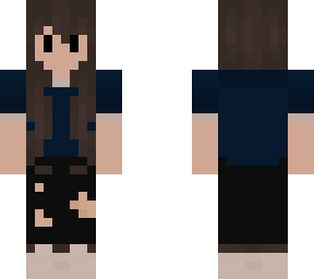 regular skin but the shirt is blue