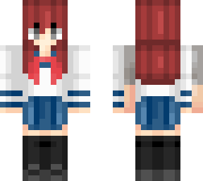 school girl blue