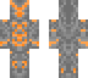sci-fi robot (cool effect) orange version