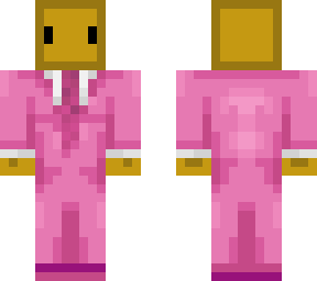 slime in pink suit