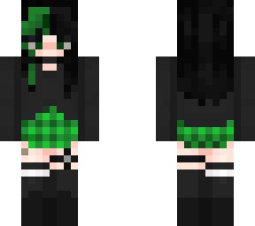 split green hair