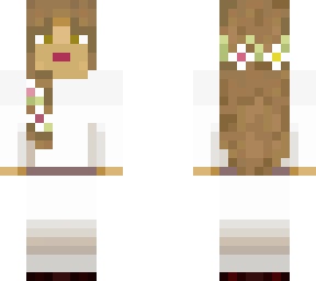 spring bride girl tan-skinned