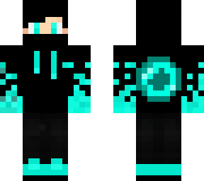 teal enderman boy