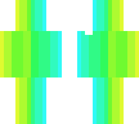 yellow to cyan