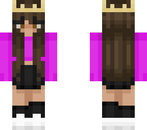 ~purple recolour of: me but with a crown <3 ~