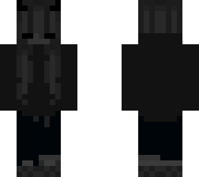 all black demon girl