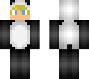 blond panda pijama boy owo
