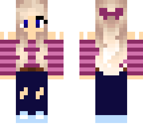 blondie with jeans and a non shoulder shirt! galaxyqueen